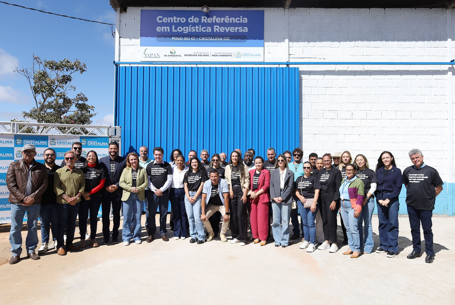 Cristalina inaugura Centro de Referência em Logística Reversa, reforçando o compromisso com a sustentabilidade