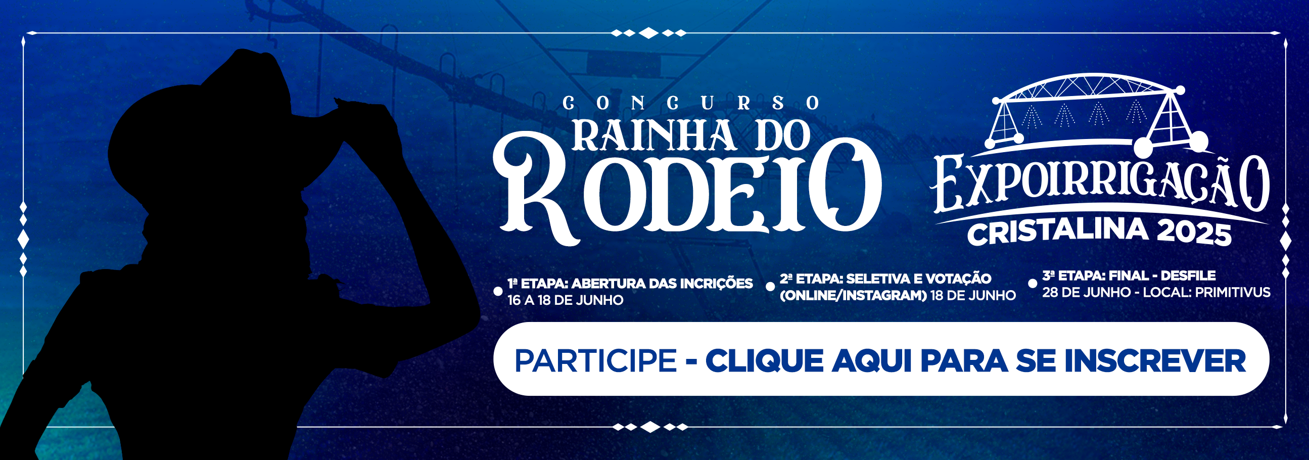 CONCURSO RAINHA DO RODEIO – EXPOCRISTALINA 2025