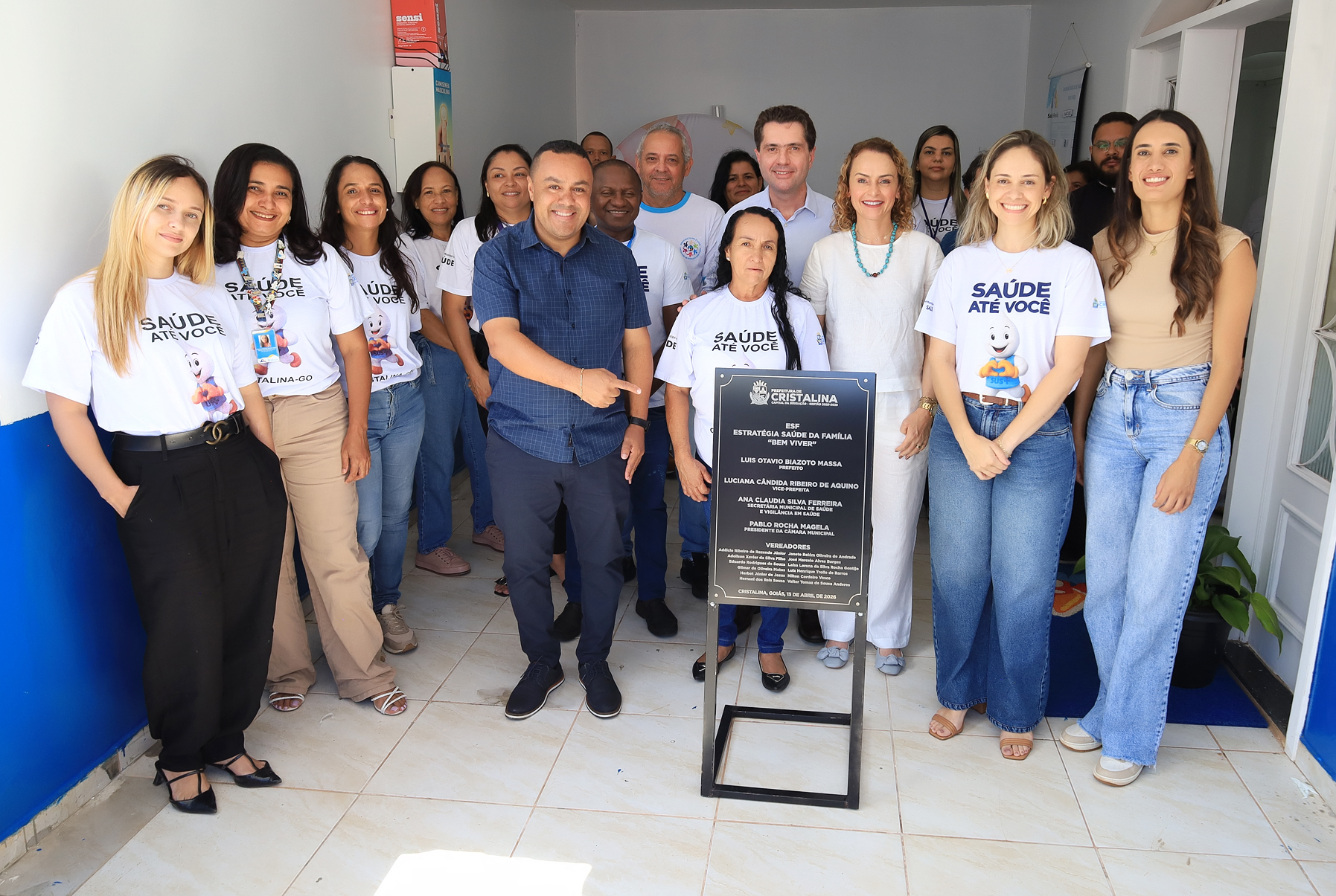 PREFEITURA DE CRISTALINA INAUGURA NOVA ESF “BEM VIVER” E AMPLIA ATENDIMENTO À SAÚDE NO MUNICÍPIO